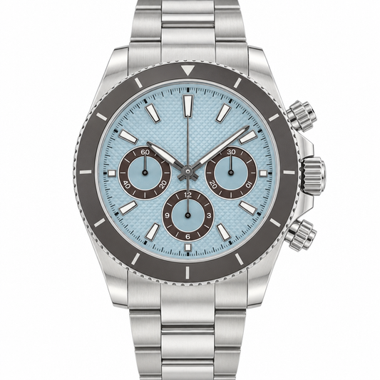 Argente Bleu Ciel Céramique Marron 4130 Suiss